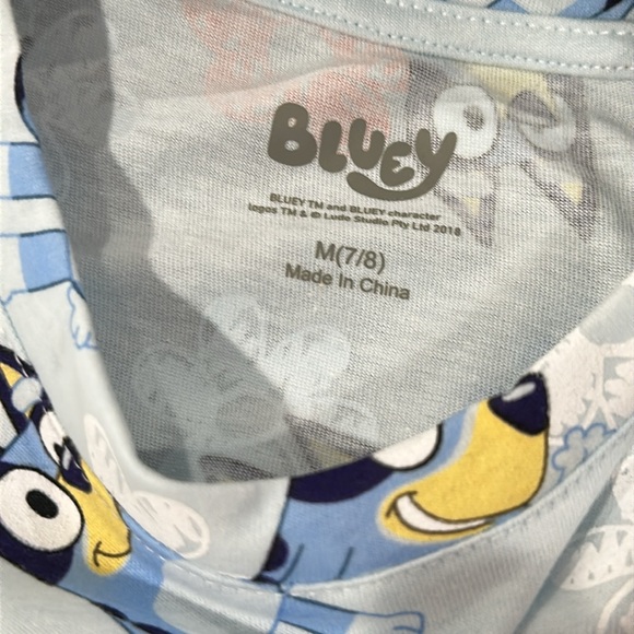 Bluey Girls Dress with Short Sleeves Size M (7-8) - Picture 8 of 10